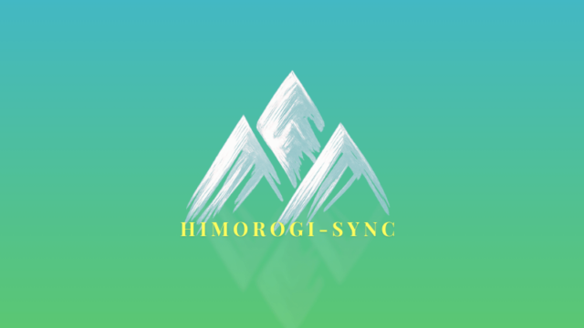「HIMOROGI - SYNC」の2025年版ロゴ