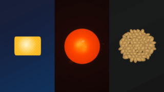 Webアプリ『ASMR Tap-Tap』内で遊べるスポンジとマグマと納豆の画像